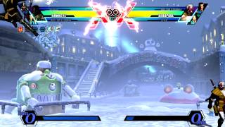 UMVC3 What If... Hawkeye, Dr. Strange, Hulk, Iron Fist, Haggar, Arthur