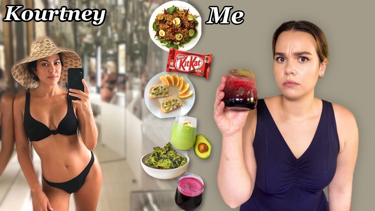 I tried KOURTNEY KARDASHIAN's Diet and Workouts (VEGAN!)