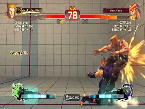 SSFIVAE:  Guile (hangahanga) vs. Adon (OZMA001) HD
