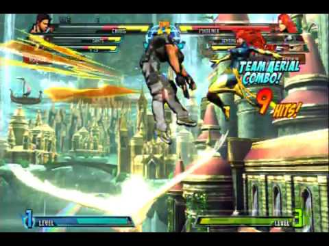 MVC3: Wesker/Sent/ Phoenix Vs. Dante/Chris/X-23 #3