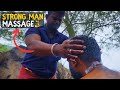 Hogenakkal ASMR ‍ ️Single Body Massage Strong Man Massage Outdoor Head Massage Massage