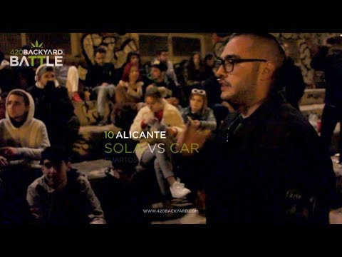 SOLA vs CAR2. Cuartos Alicante. 420 Backyard Battle 2018.