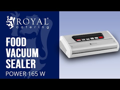 video - Food vacuum sealer - 165 W - 32 cm - stainless steel/ABS