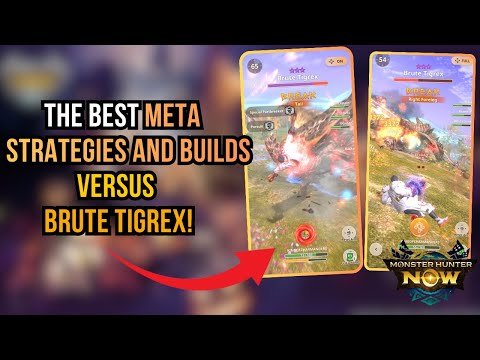 THE BEST META BUILDS AND STRATEGIES VS BRUTE TIGREX! l Monster Hunter Now