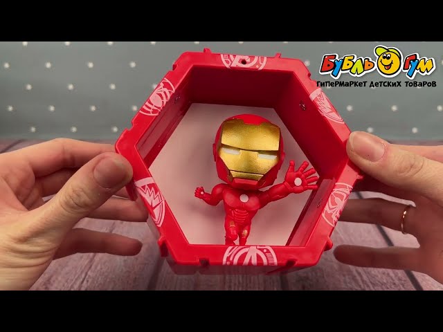 Фигурка коллекционная WOW PODS Железный человек с подсветкой - видео