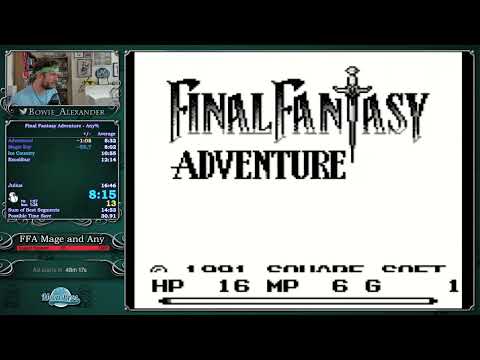 [Speedrun] Final Fantasy Adventure any% in 15:07