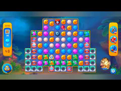 фишдом 2022  #  10782 уровень - прохождение без бустеров # Fishdom,   10782  level - no Boosters.