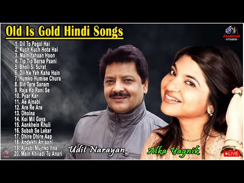 Udit Narayan 90s Hits Romantic Melody Song Alka Yagnik & Kumar Sanu #90severgreen #bollywood