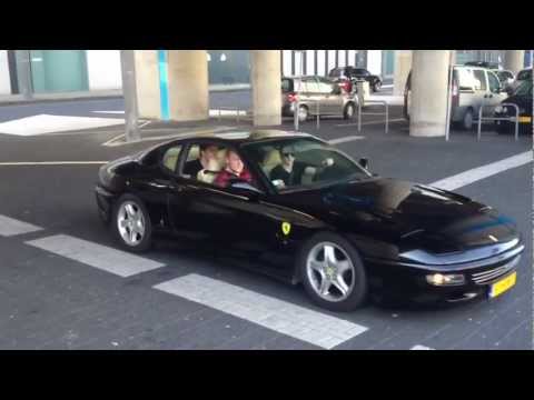 Ferrari 456 GT Loud Sound Accelerating in Amsterdam HD