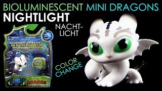 Dragons 3 - Mini Nightlight / Nachtlicht Bioluminescent Color Change !!! NEU 2019 !!! Review