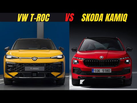 VW T-Roc 2026 vs Skoda Kamiq 2025: Der ultimative Kompakt-SUV Vergleich!