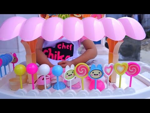 Jualan Es Krim Bohongan 💖 Drama Jadi Penjual Es Krim dan Permen Lolipop (Lollipop) 💖 With Engsub