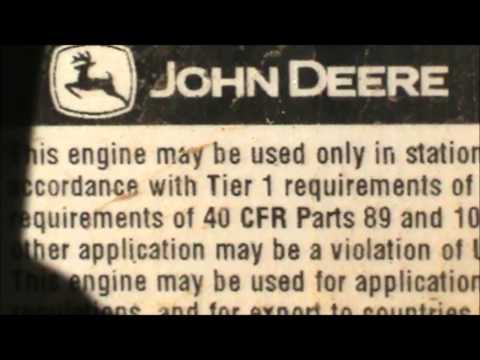 John Deere 6068HF275 150kW, 480V Enclosed w/ Fuel Tank Diesel Generator Set