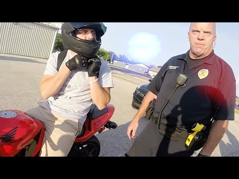 Cops Vs Bikers 2016 - Biker Tries To Pull Gun & Cool Cops [Ep.#11]