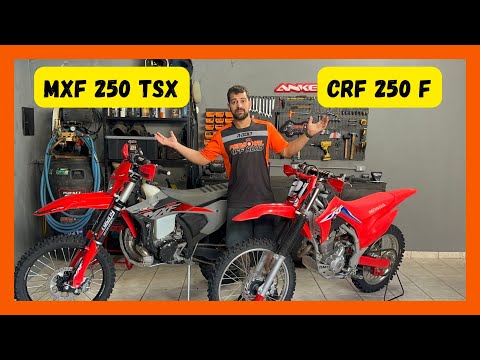MXF 250 TSX X CRF 250 F - Qual a melhor?