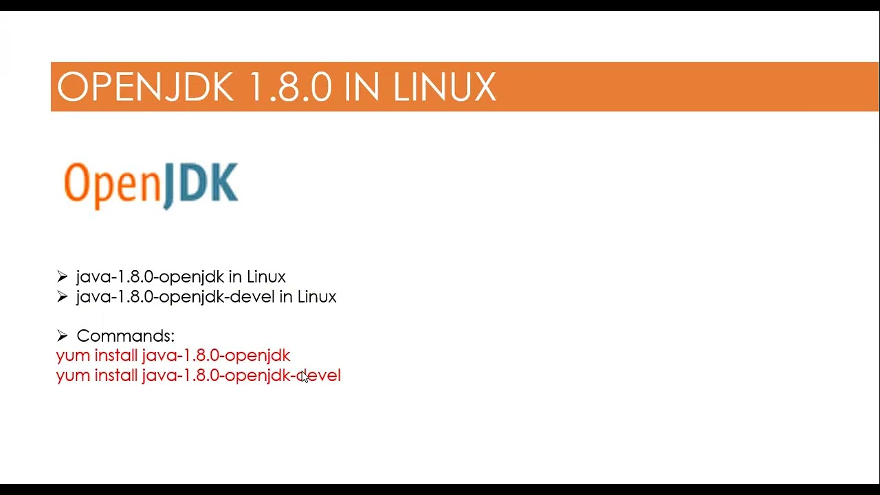OpenJdk 1 8 0 Installation in Linux or RHEL 7