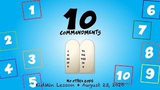 KidMin Lesson August 23rd