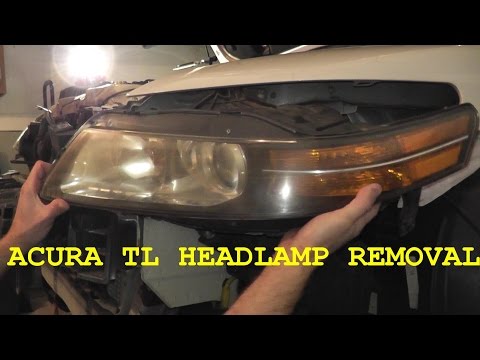 Acura TL Headlamp and Headlight Assembly Removal and Replacement HD