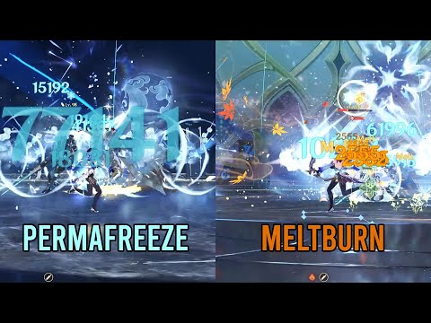 Ganyu Strongest AoE Team - Permafreeze vs Meltburn | Genshin Impact