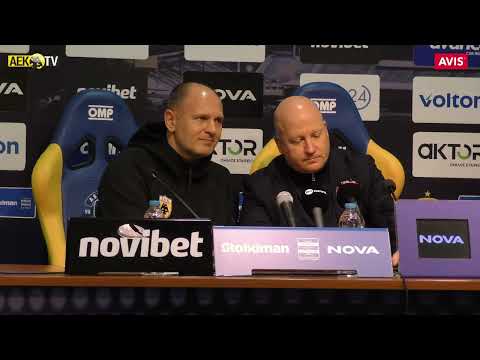 Η συνέντευξη Τύπου του Μάρκο Νίκολιτς μετά τον αγώνα με τον Asteras Aktor | AEK F.C.