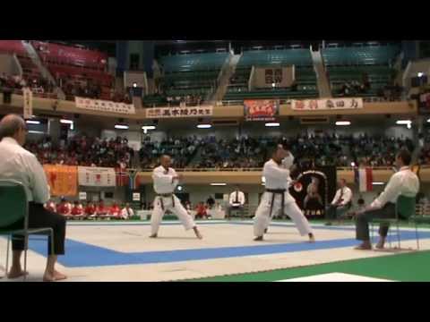 13. JKA Gichin Funakoshi World Cup 2014 Place 1 Kata Team Men Japan Sochin