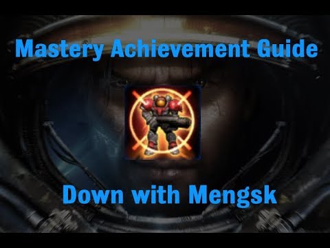 Down with Mengsk Mastery Achievement - Starcraft 2 Wings of Liberty