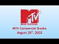 MTV Commercial Breaks August 29th 2002