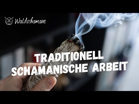 Traditionell Schamanische Arbeit - Sitzung mit Klientin , Räuchern und Interview