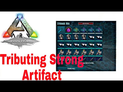 Ark Mobile - Yeti/Strong Cave Artifact tribute many times in 5 minutes