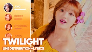OH MY GIRL - Twilight (Line Distribution + Lyrics Color Coded) PATREON REQUESTED