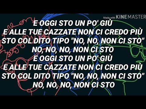 Marracash e Carl Brave - Non Ci Sto (Testo con Audio e Lyrics Video) ft. Dj Shablo