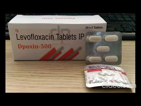 White levofloxacin 500 mg tablet