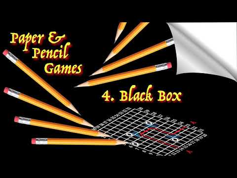 Black Box - a Paper & Pencil deductive strategy game for 2 players invented by Eric Solomon