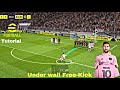 eFootball 2023 Under Wall Free-Kick tutorial |Step-by-Step| Best trick ever 🔥