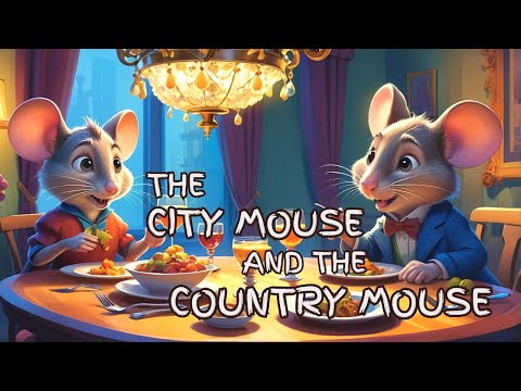 Stories for Kids: The City Mouse and the Country Mouse - Children's Bedtime Story Animated
