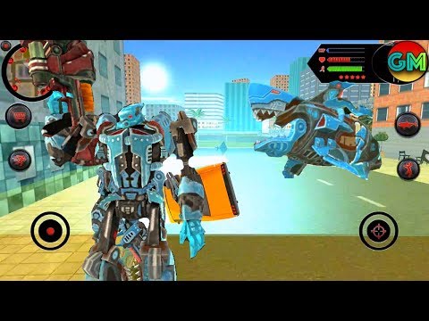 Robot Shark # New Update Shark Transform | by Naxeex Robots | Android GamePlay FHD