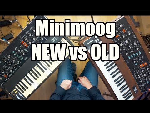 Minimoog Reissue vs Original
