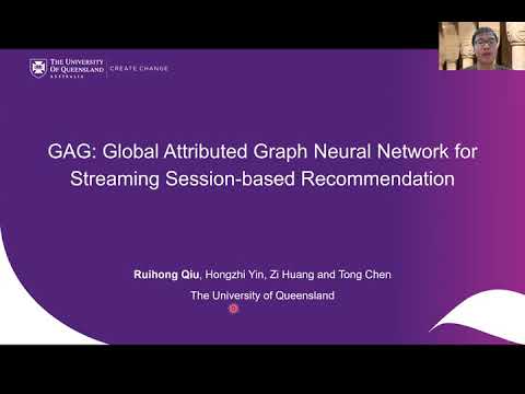 SIGIR 2020 - GAG: Global Attributed Graph Neural Network for Streaming Session-based Recommendation