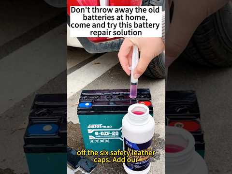 don't throw old batteries //battery repair solution #shortsvideo #diy #amazingideas #leadacid