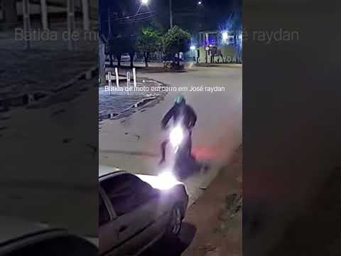 moto bate em carro em Jose raydan MG