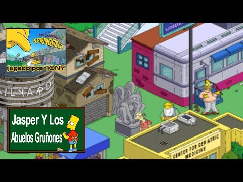 Los Simpson Springfield "Jasper y los abuelos gruñones" por Tony