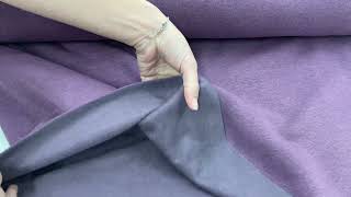 Teplákovina počesaná Sweat melange fialová