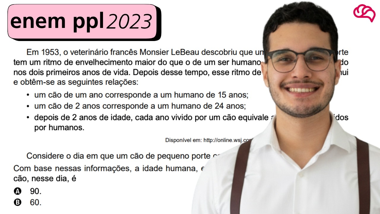 Resolução em Vídeo — Questão 168 ENEM 2023 PPL