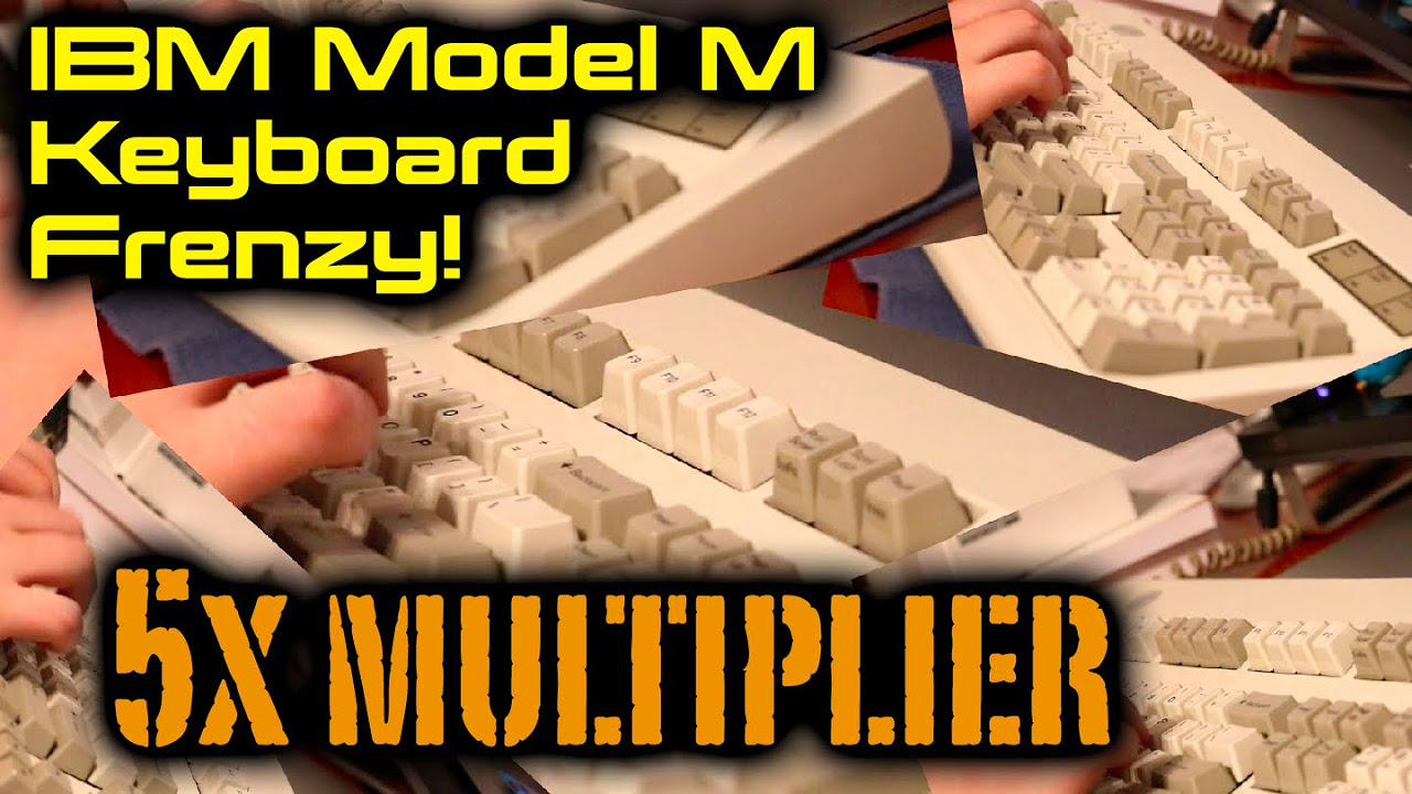 IBM Model M Keyboard Frenzy (5x Multiplier!)