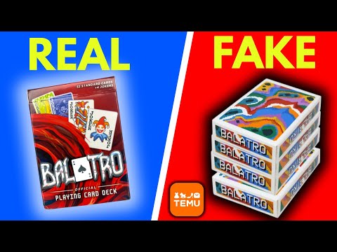 Real Vs Fake Balatro Deck! (Review)