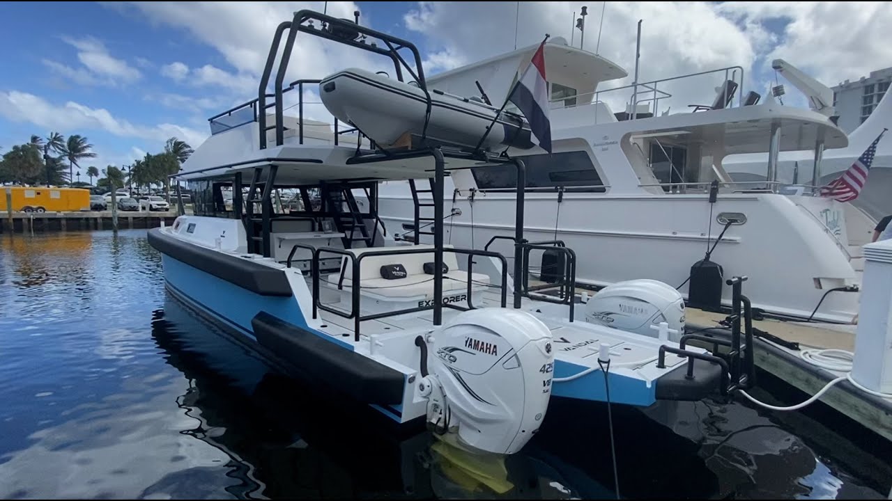 Vandal Marine 45' Power Catamaran Walkthrough