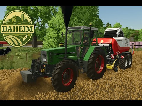 Ballen pressen! Fendt LSA 600 am Limit! I Daheim Timelapse 4 I Landwirtschaft-Simulator 25