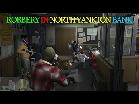 Robbery In North Yankton Bank ($179,500) || GTA V Gameplay #01