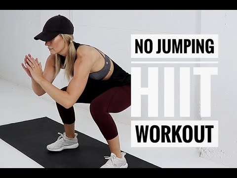 Low Impact FULL BODY HIIT Workout // No Equipment + No Jumping thumnail