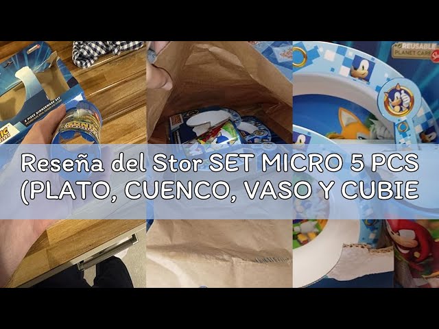 Vídeo relacionado con SET MICRO 5 PCS (PLATO, CUENCO, VASO Y CUBIERTOS) EN CAJA POKEMON DISTORTION